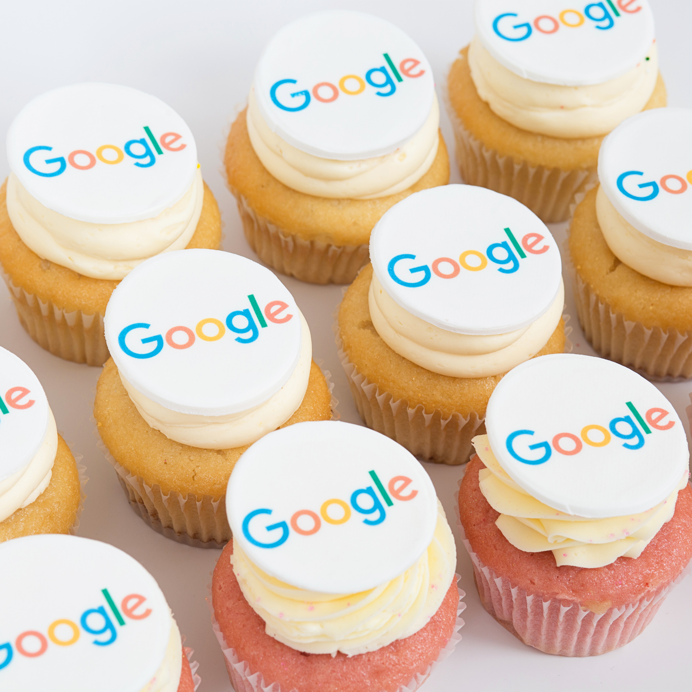 corporate logo cupcakes - google 