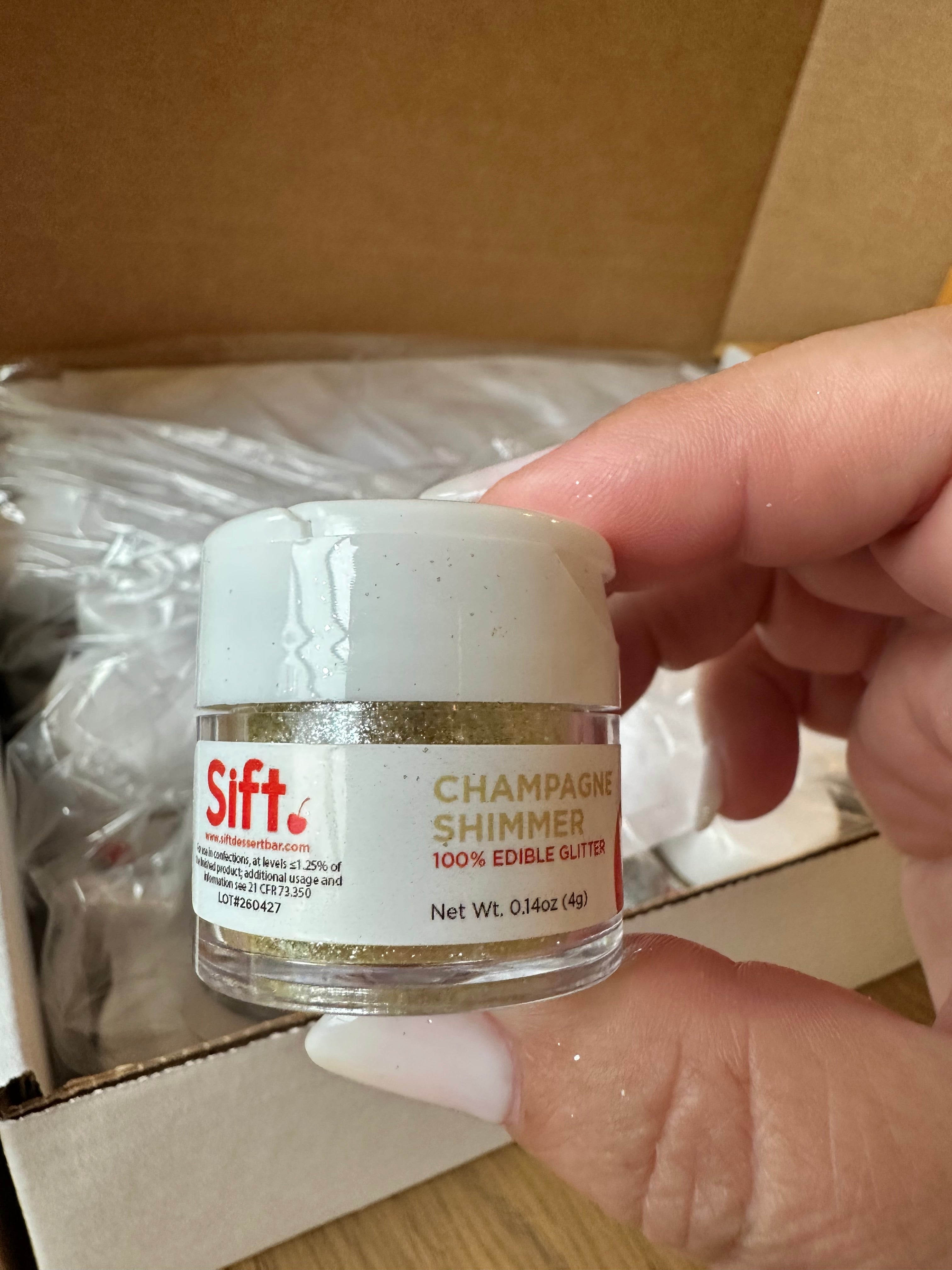 Champagne Shimmer Edible Glitter