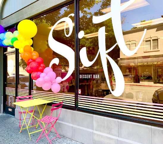 Sift Dessert Bar in Santa Rosa. Featured on Food Network's, Cupcake Wars