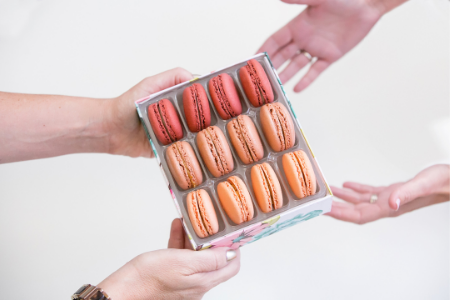 French macarons gift box