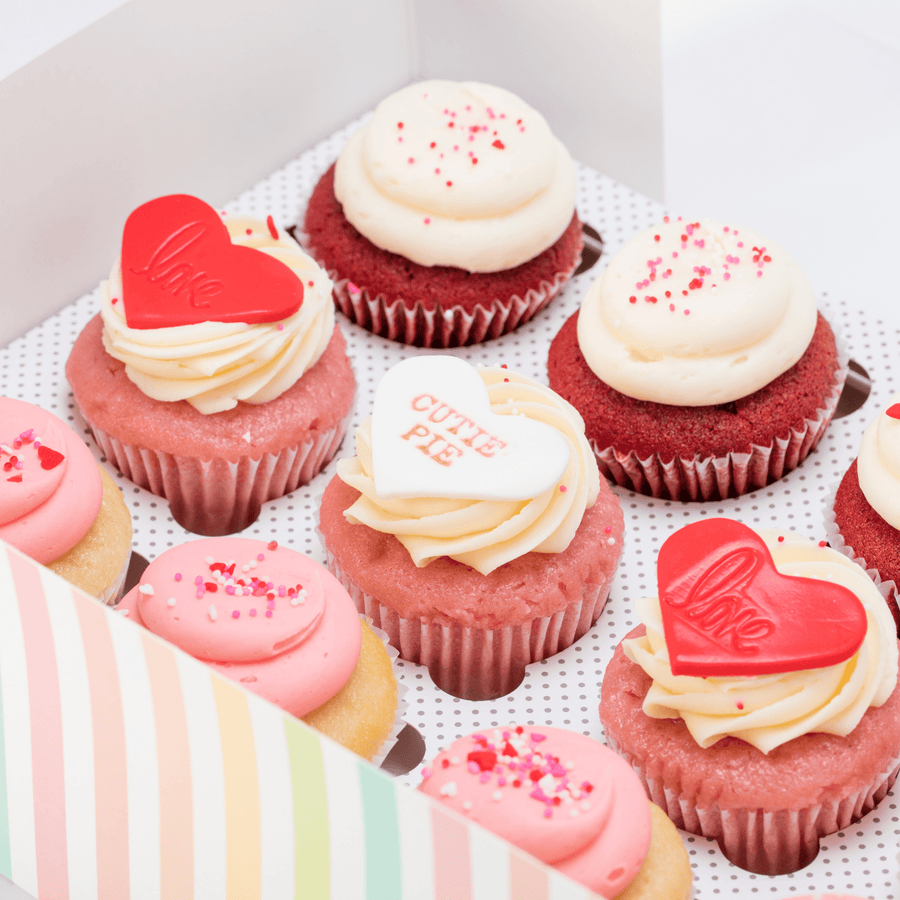 Valentine Cupcakes | Lots of Love - Sift Dessert Bar