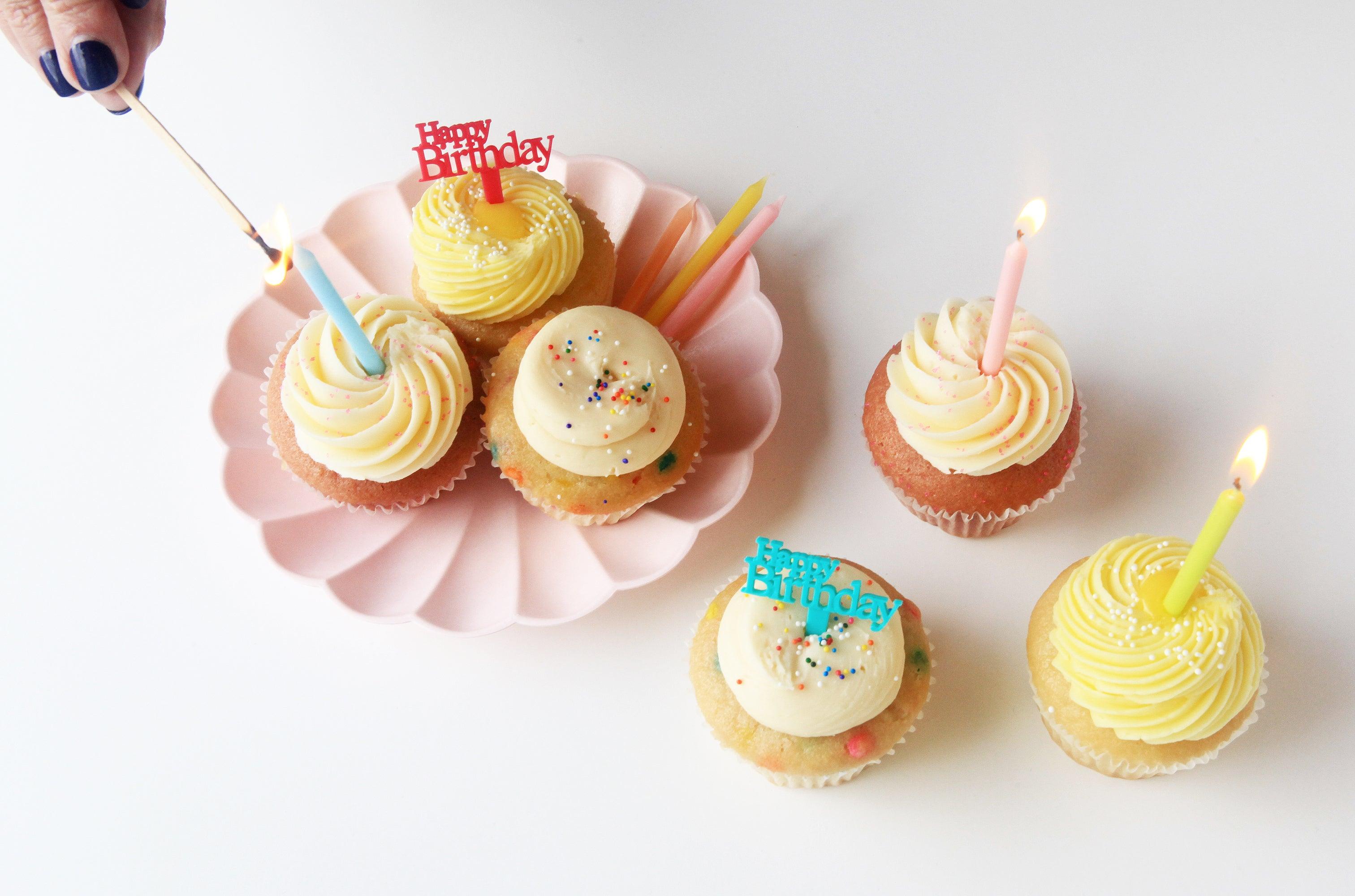 Birthday Cupcakes | Half Dozen - Sift Dessert Bar