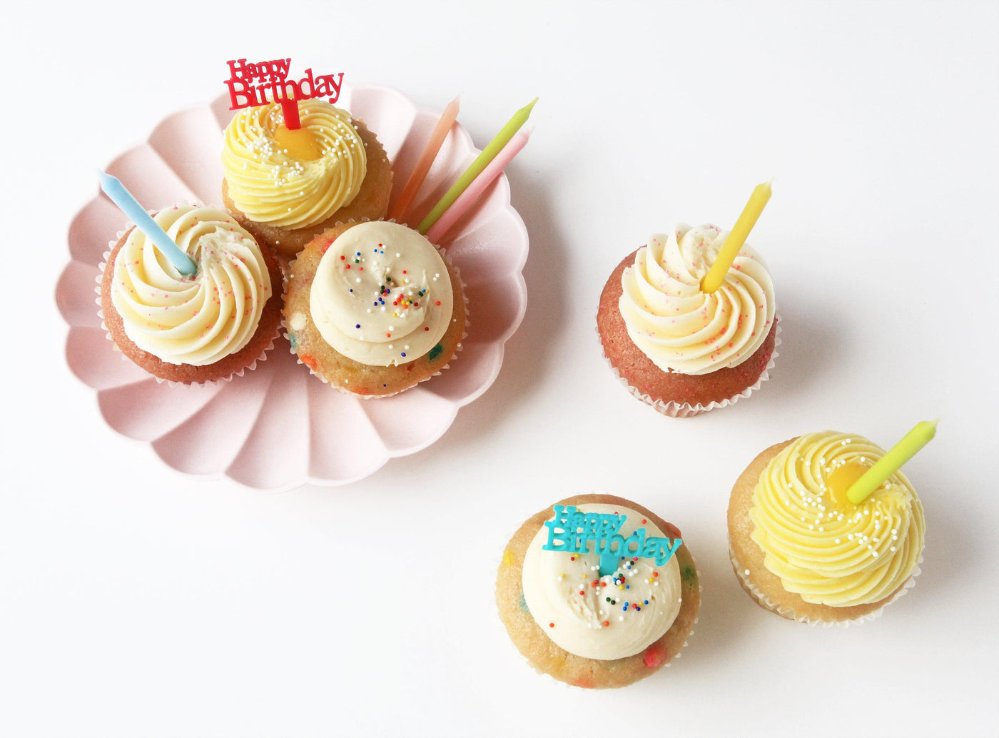 Birthday Cupcakes | Half Dozen - Sift Dessert Bar