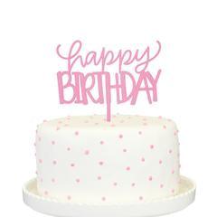 Happy Birthday Cake Topper - Sift Dessert Bar