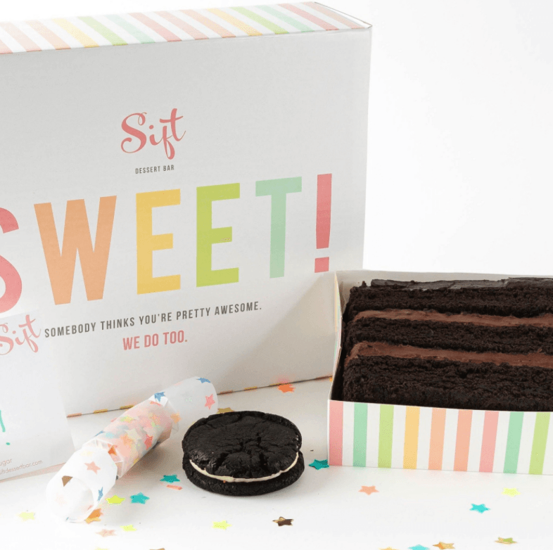 Treat Yourself Cake Gift Box - Sift Dessert Bar