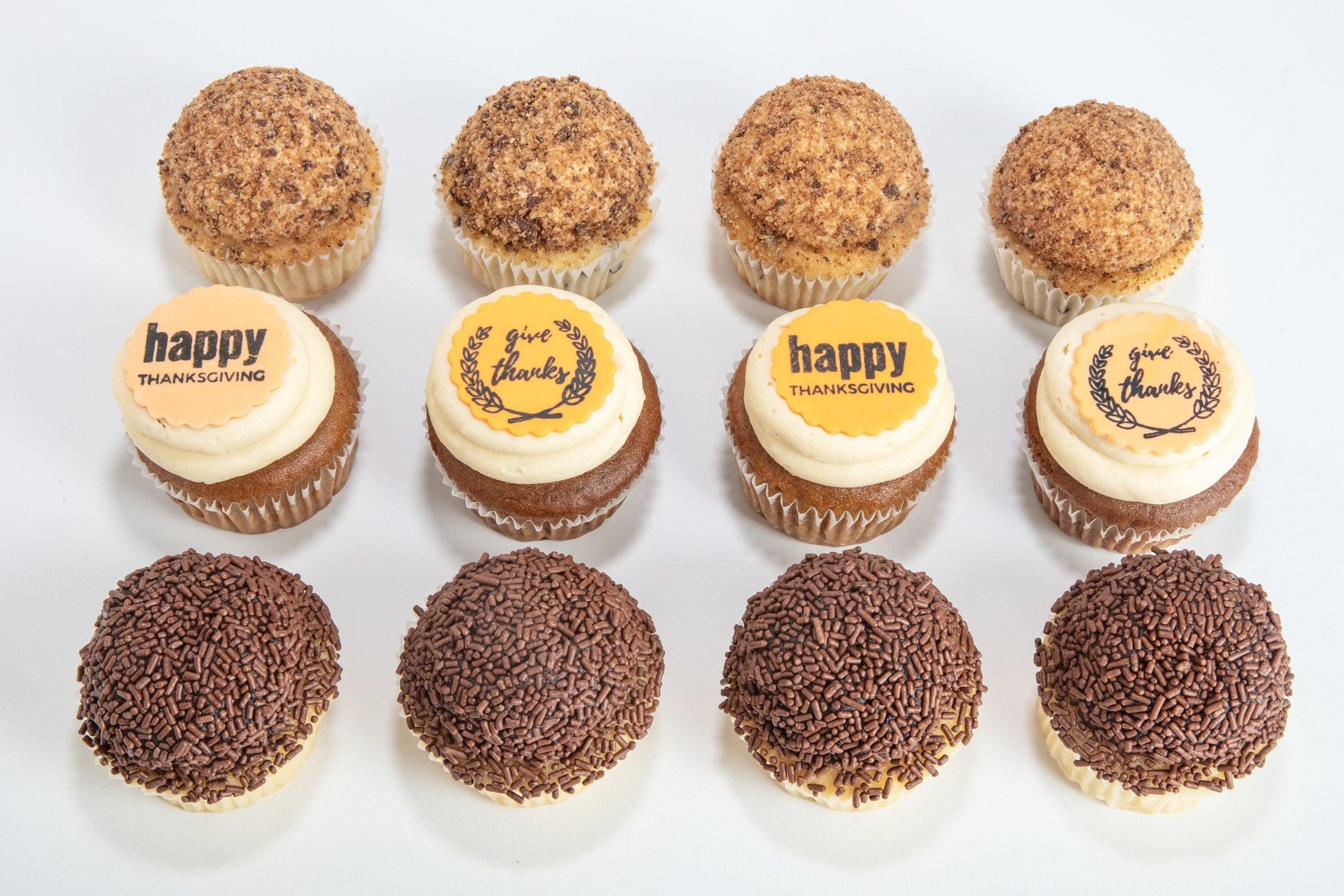 Thanksgiving Dozen Cupcakes - Sift Dessert Bar