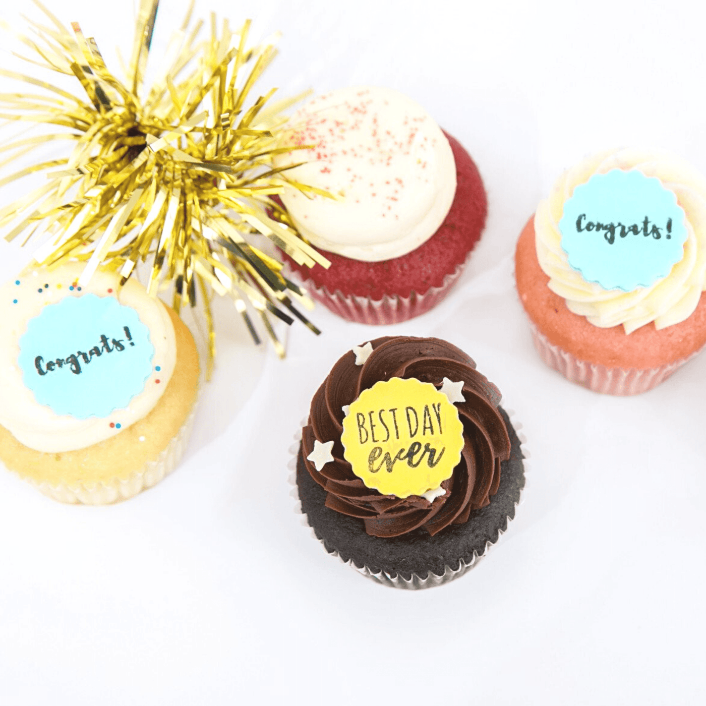 Graduation Cupcakes | Half Dozen - Sift Dessert Bar
